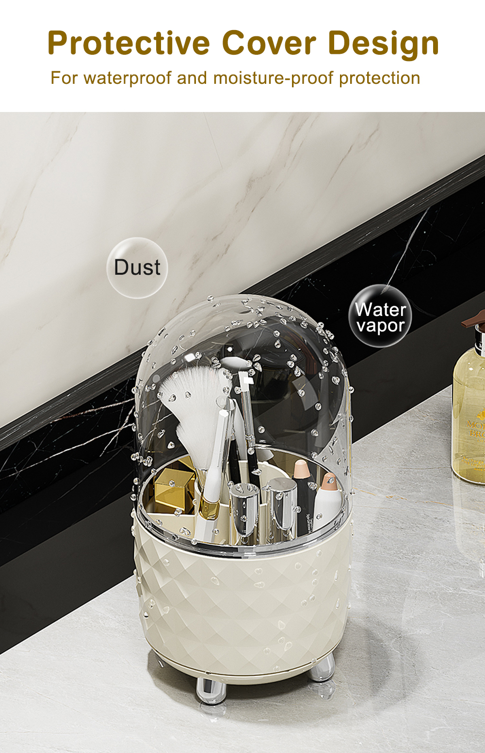 Diamond Makeup Brush Storage Box-4